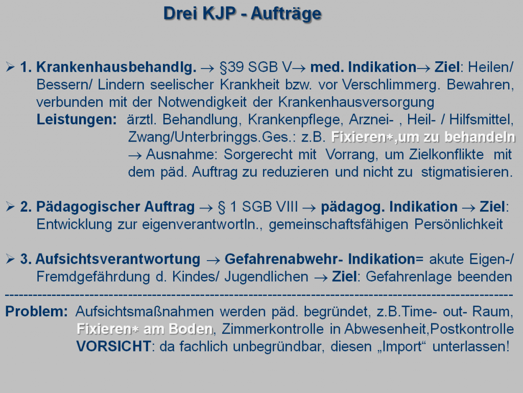 drei KJP Aufträge